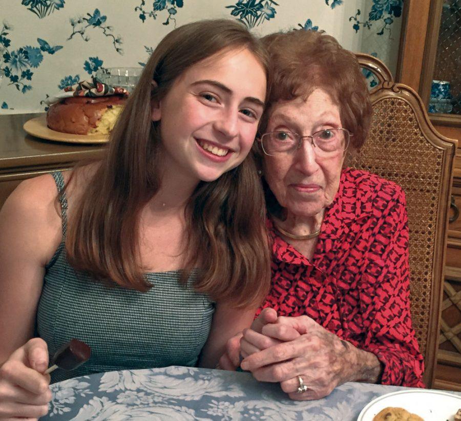 Anya+Tullman+%28left%29+helped+celebrate+her+Great-Grandma%C2%A0Libby%E2%80%99s+103rd+birthday+in+June.%C2%A0