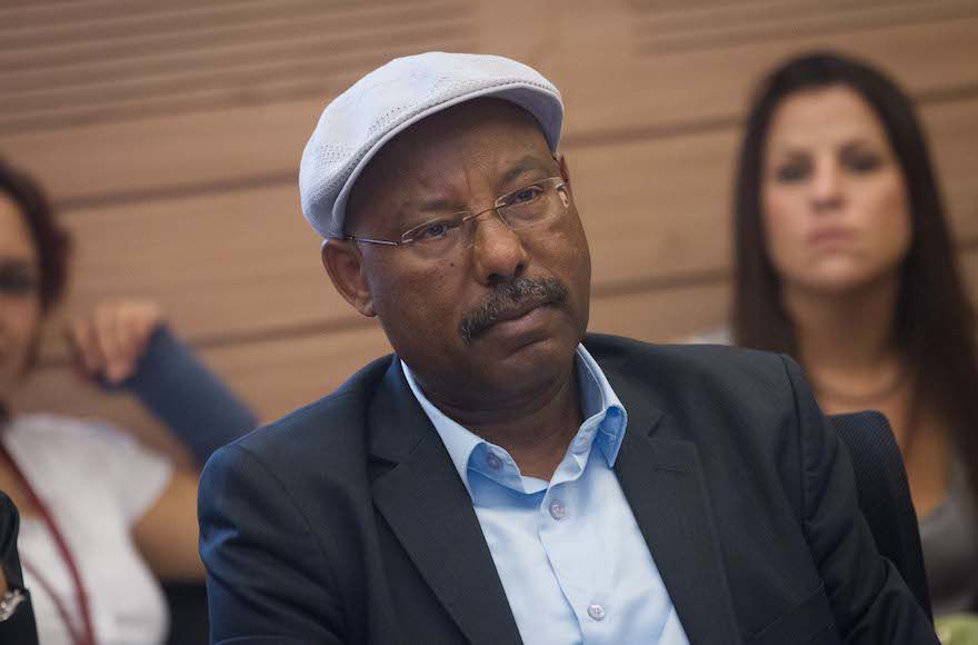 Israeli parliament member Avraham Neguise, shown in 2015, chairs the Immigration, Absorption and Diaspora Committee, which recently held a meeting about anti-Semitism in America. (Miriam Alster/Flash90)