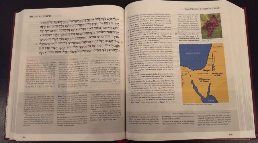 The+Steinsaltz+Humash+includes+a+mix+of+translation+and+commentary%2C+as+well+as+illustrations%2C+drawings%2C+maps+and+photos.+%28Ben+Sales%29