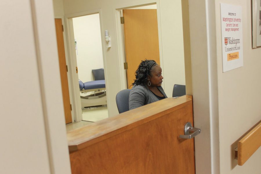 Takisha Lovelace is the practice manager of the Washington University Geriatric Primary Care and Weight Management Clinic, which recently opened at Covenant Place. Two Washington University physicians and a nurse practitioner see patients out of a space in the CHAI Apartments building.  