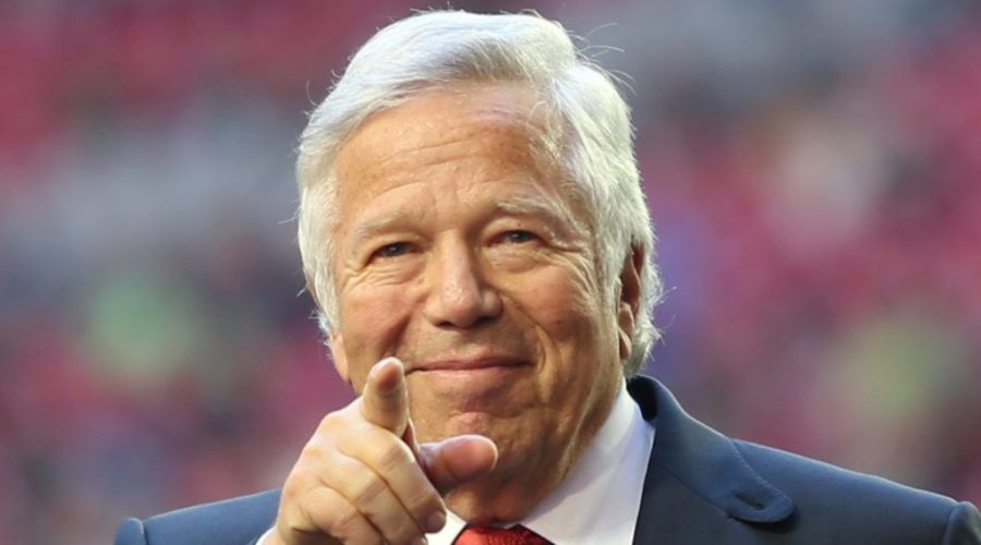 Robert Kraft before the start of Super Bowl XLIX in Glendale, Ariz., on Feb. 1, 2015. Photo: Mary Schwalm/New England Patriots