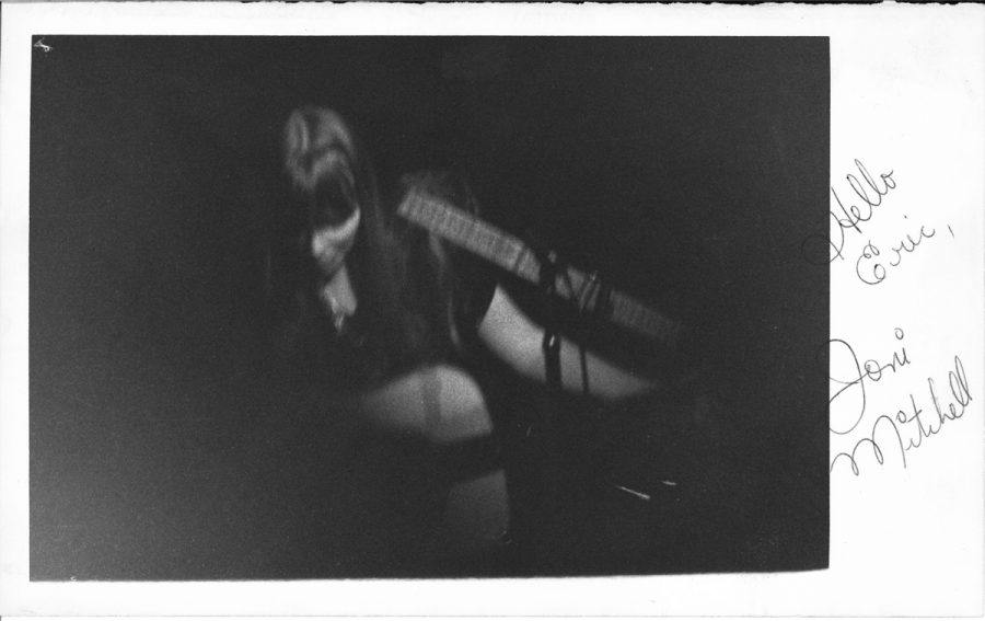 Eric Minks 1968 photo of Joni Mitchell. 