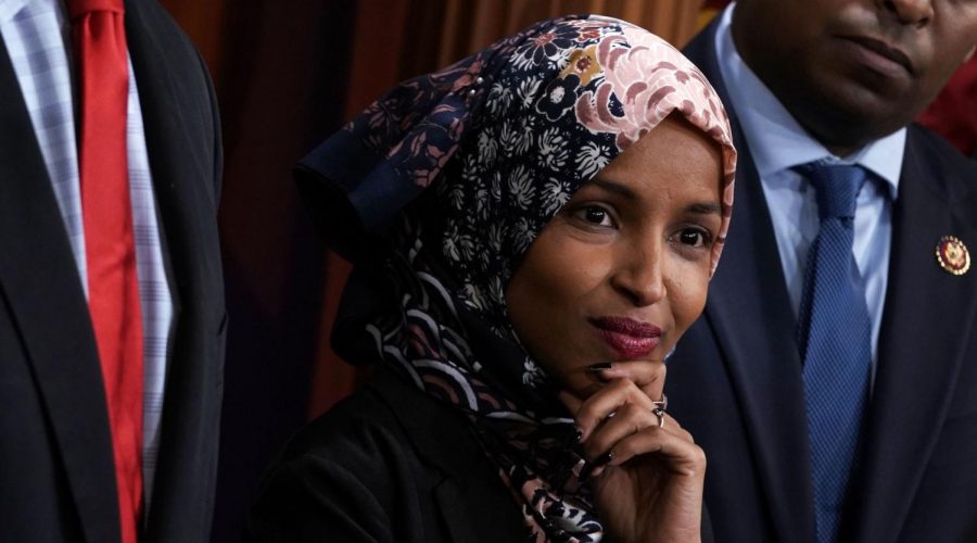 Ilhan+Omar+tweets+back+at+Trump+as+Democrats+move+to+accept+her+apology