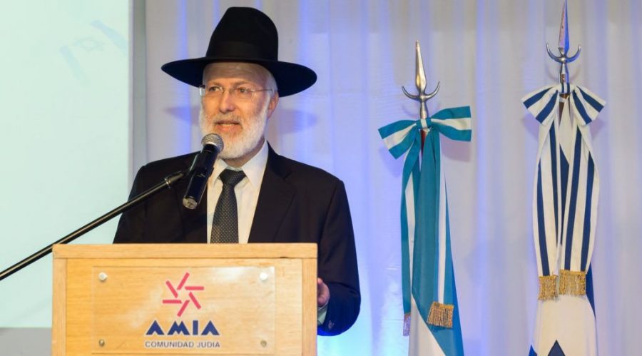 Buenos Aires Chief Rabbi Gabriel Davidovich (Courtesy of AMIA)