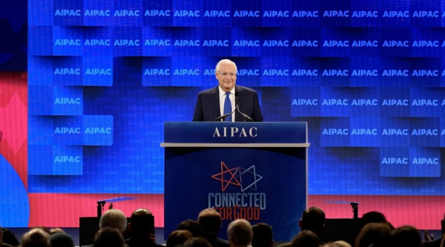 U.S.+Ambassador+to+Israel+David+Friedman+speaks+to+AIPAC+in+Washington+DC+on+March+26%2C+2019.+%28AIPAC%29