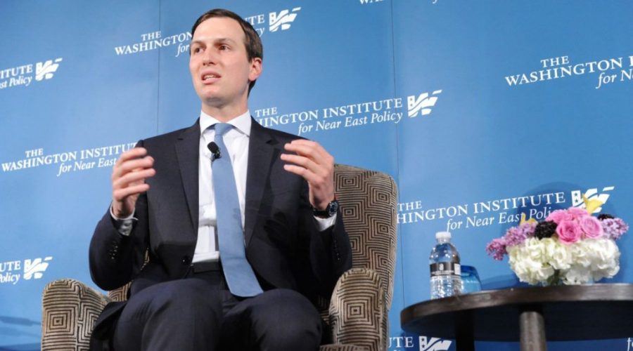 Jared+Kushner+speaks+at+a+Washington+Institute+for+Near+East+Policy+event+in+Washington%2C+D.C.+on+May+2%2C+2019.+%28TWI%2FLloyd+Wolf%29%C2%A0