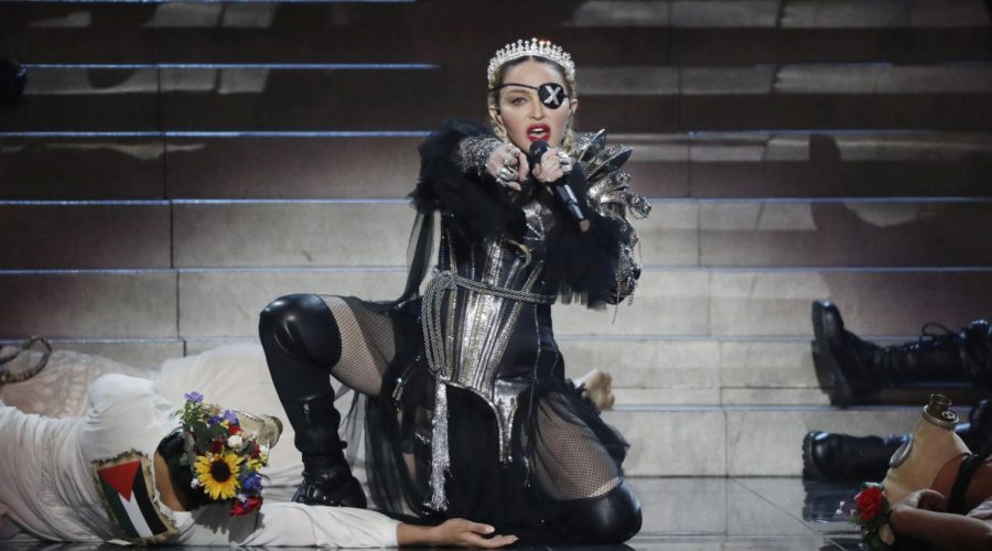 Madonna+uses+Eurovision+stage+for+political+statement+on+Israel-Palestinian+conflict