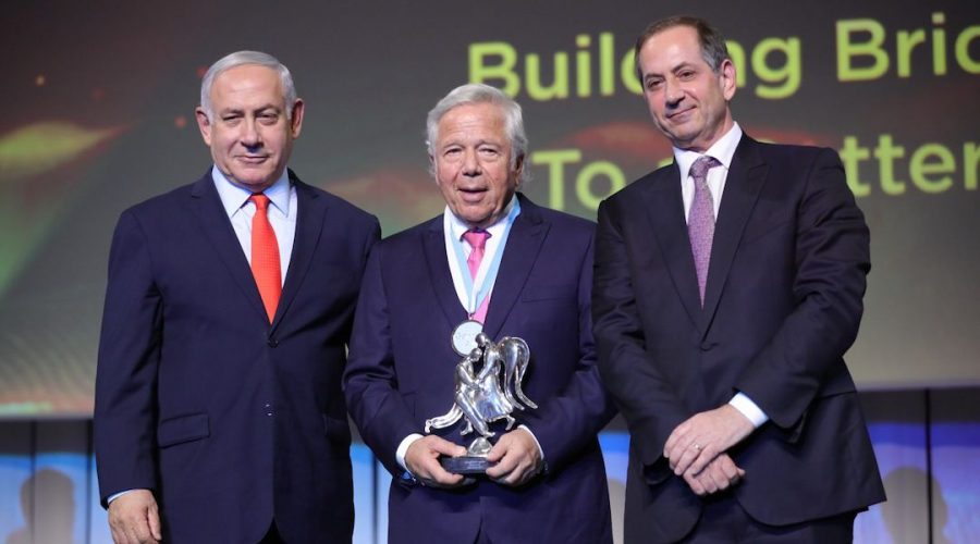 Robert Kraft announces foundation to combat anti-Semitism at Genesis Prize ceremony