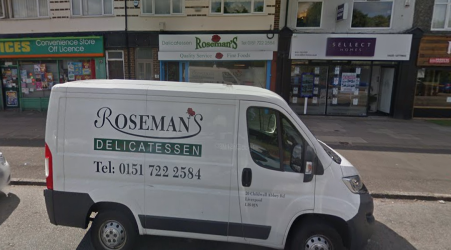 Rosemans+Delicatessen+in+Liverpool+is+the+main+kosher+eatery+for+Jews+in+the+English+city.+%28Google+Street+View%29%C2%A0