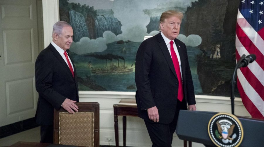 Trump+and+Netanyahu+talk+Iran