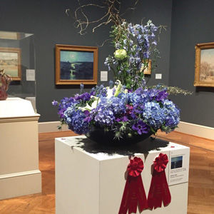 Elisheva Heit’s award-winning arrangement at the St. Louis Art Museum’s Art in Bloom contest. Heit will lead an upcoming Jewish Arts & Soul event on Aug. 8 at the J.   
