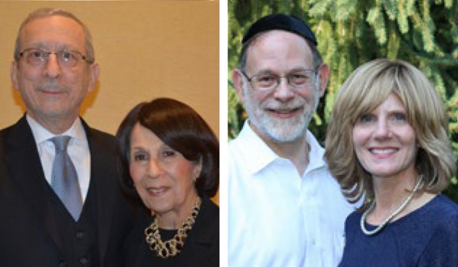 The honorees at Esther Miller Bais Yaakov High Schools 25th anniversary dinner will include (from left) Yale and Gail Miller, Dr. Craig and Dr. Jackie Reiss.