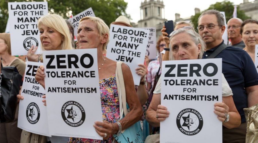 Thousands+rally+in+London%E2%80%99s+Parliament+Square+against+anti-Semitism