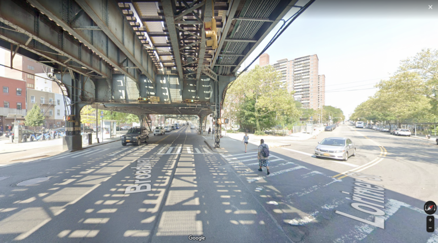 The+intersection+of+Broadway+and+Lorimer+Street+in+Brooklyn.+NYPD+reports+that+a+22+year-old+Hasid+was+assaulted+and+verbally+harassed+by+two+women.+%28Google+Maps%29