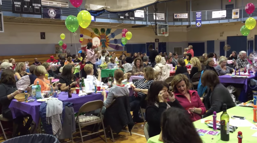 A bingo game at the Kaiserman JCC outside Philadelphia in 2015. This week, nearly all of its employees were laid off due to the coronavirus. (Screenshot from YouTube
