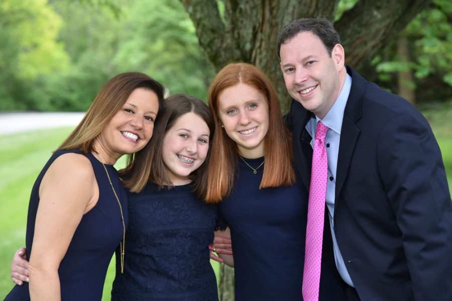 Dr. Michael Klevens, shown here with his family, is medical director for emergency services  at St. Luke’s Hospital in Chesterfield and Des Peres.