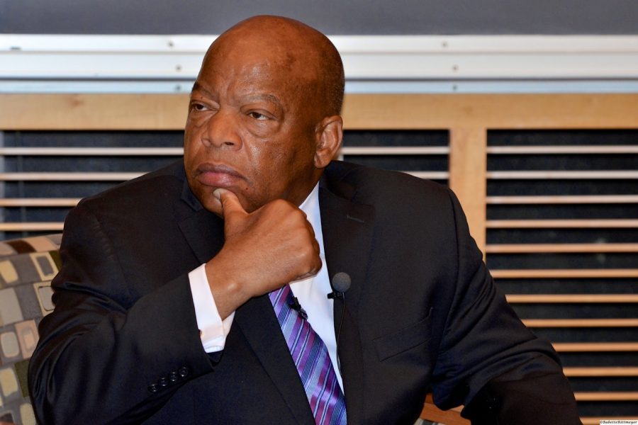 U.S. Rep. John Lewis speaks at the University of New Hampshire School of Law in 2012. Photo: Babette Rittmeyer
