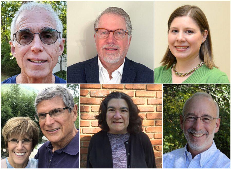 The individuals being honored as 2020 Unsung Heroes are (clockwise from top left) Mark Dana, Steve Rosenblum, Aleeza Granote, Alan Spector, Sheryl Kalman and Allen and Ronnie Brockman. 