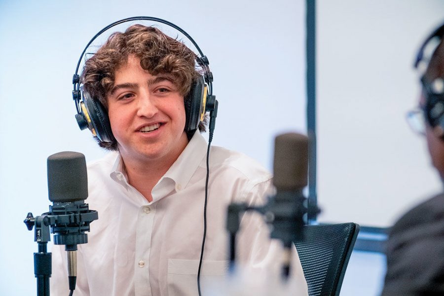 Gabe Fleisher hosts a politics podcast for St. Louis Public Radio.  Photo: David Kovaluk 