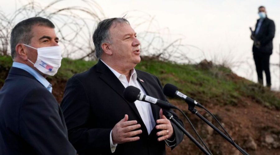 In Israel, Pompeo makes historic moves, including first visit to West Bank settlement for a secretary of state