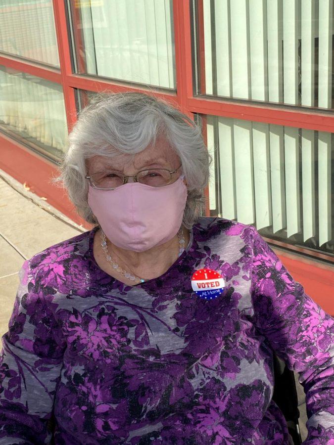 Rosita Levy, 92, recently voted for the first time. 