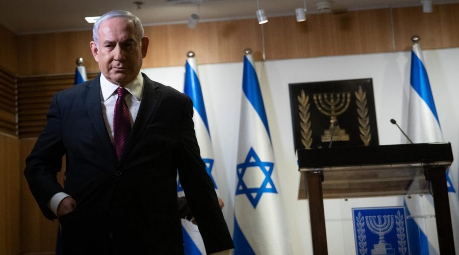 Israeli+Prime+Minister+Benjamin+Netanyahu+speaks+to+the+media+at+the+Knesset+building+in+Jerusalem%2C+Dec.+22%2C+2020.+%28Yonatan+Sindel%2FFlash90%29