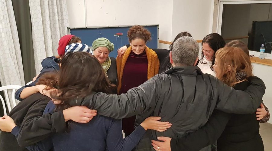 Women+celebrate+Rosh+Chodesh+el+Banat+in+Jerusalem%2C+December+2019.+%28Aliza+Lavie%29%C2%A0