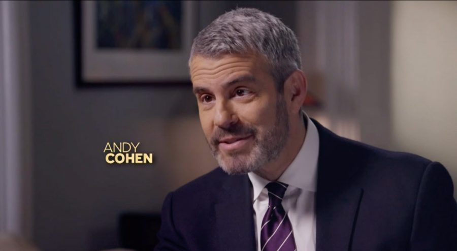 Andy Cohen in an episode of PBS Finding Your Roots. (Screen shot)