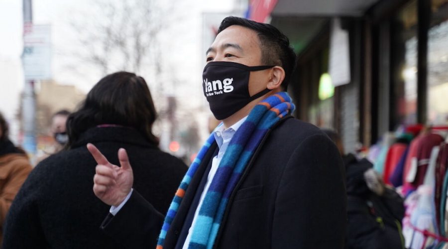 NYC mayoral candidate Andrew Yang, asked about improving secular education at yeshivas, said we shouldn’t interfere with their religious and parental choice as long as the outcomes are good.” (Yang for New York)