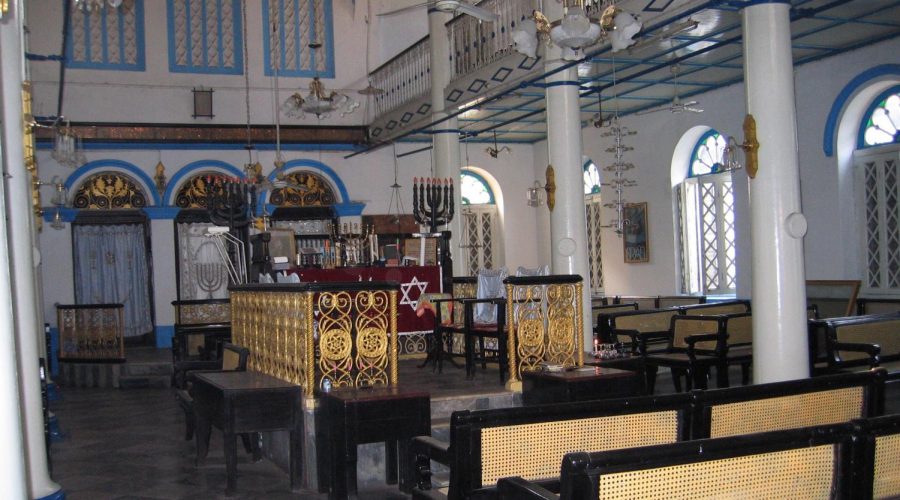 Inside the Musmeach Yeshua Synagogue in Yangon, Myanmar. (Ben G. Frank)