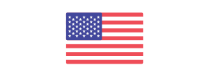 American flag icon for U.S. veterans