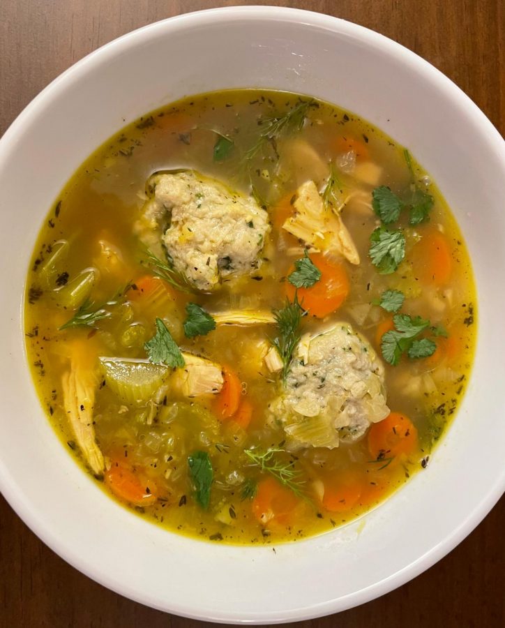 Savory+Chicken+Soup+with+Spiced+Matzo+Balls