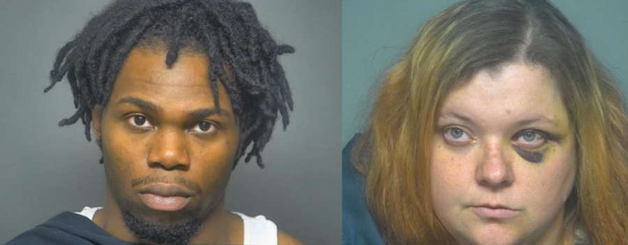Photos of Tyler Terry (left) and Adrienne Simpson from Chester County, South Carolina, sheriffs office