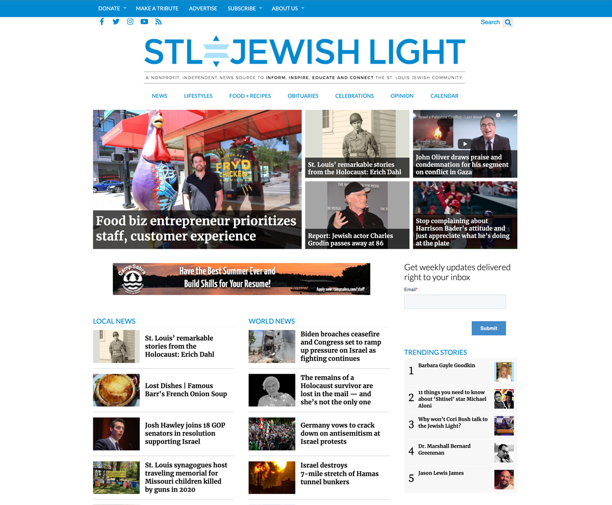 The Jewish Light's website is now — here’s why St. Louis Jewish