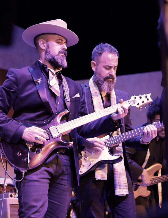 Brothers Lazaroff and a host of special guests including Rabbi James Stone Goodman got an early start to celebrating Hanukkah with the ninth annual Hanukkah Hullabaloo on Saturday, Dec. 14 at the Grandel Theatre. Photos: Bill Motchan