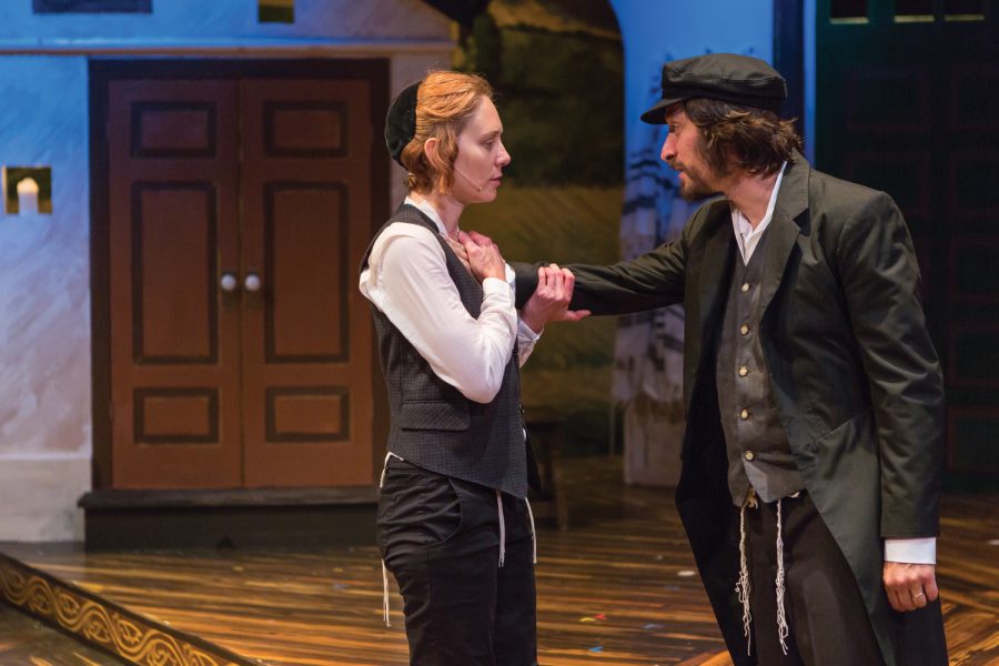 Shanara Gabrielle and Andrew Michael Neiman in New Jewish Theatres 2016 production of ‘Yentl.’ Photo: Eric Woolsey