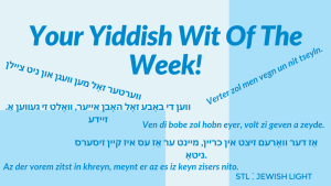 Yiddish Wit Of The Week: Az der vorem zitst in khreyn...