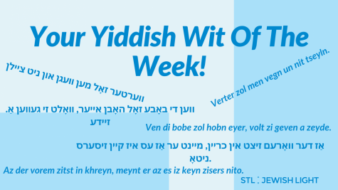 Yiddish Wit Of The Week | Zayn vort zol zayn a shtekn....