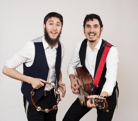 The Rogers Park Band are a Jewish-Chasidic folk band featuring Yosef Peysin and Mordy Kurtz. (Credit: Rogers Park Band) 