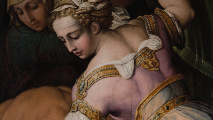 Jewish art inside the St. Louis Art Museum: Judith and Holofernes