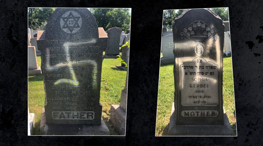 Gravestones+vandalized+at+Jewish+cemetery+in+Baltimore