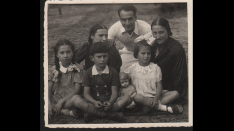 Rudolph Betty. Mother and Betty on right. Uncle, Aunt and 2 cousins who perished in Holocaust.