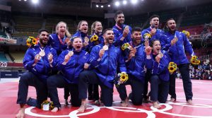 Israel’s judo team wins bronze medal in Olympics mixed team competition
