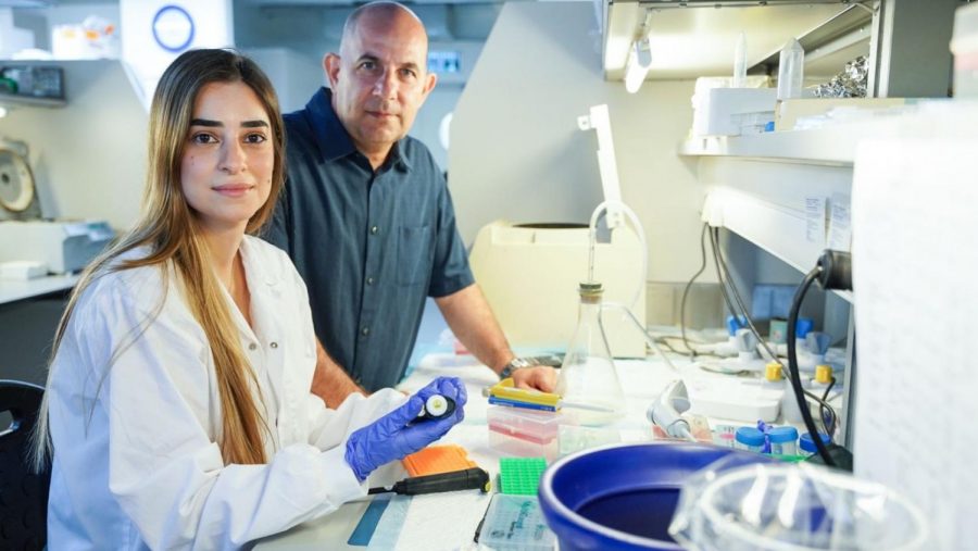 Dr. Reem Dowery, left, and Prof. Doron Melamed. Photo courtesy of Technion-Israel Institute of Technology