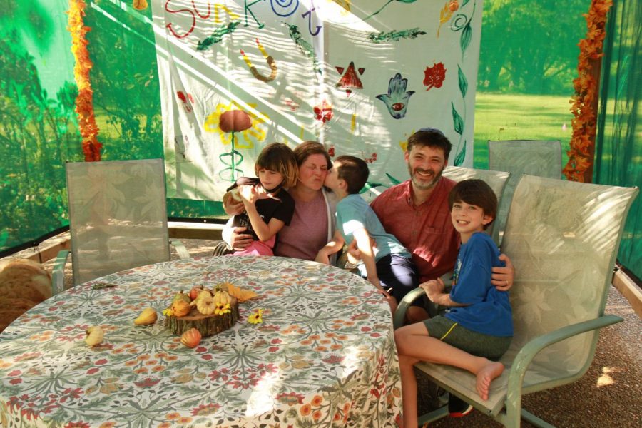 Rabbis Karen and Daniel Bogards three children were looking forward to sleeping under their sukkah in Creve Coeur. 
They usually make it until about 1 a.m., and  then come inside, Daniel Bogard said. Its my favorite holiday — being outside, being in nature. I love the construction project of building the sukkah each year.