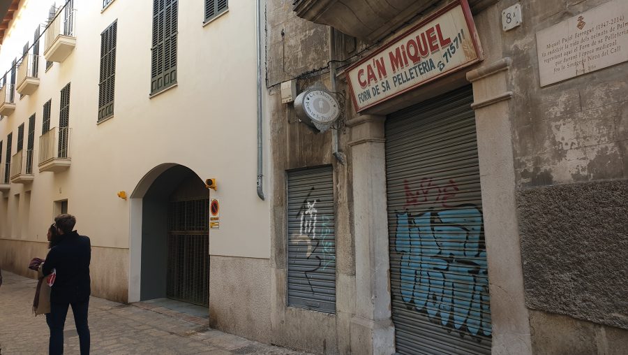 A leather shop that used to be a synagogue in Palma de Mallorca, Spain. Cnaan Liphshiz