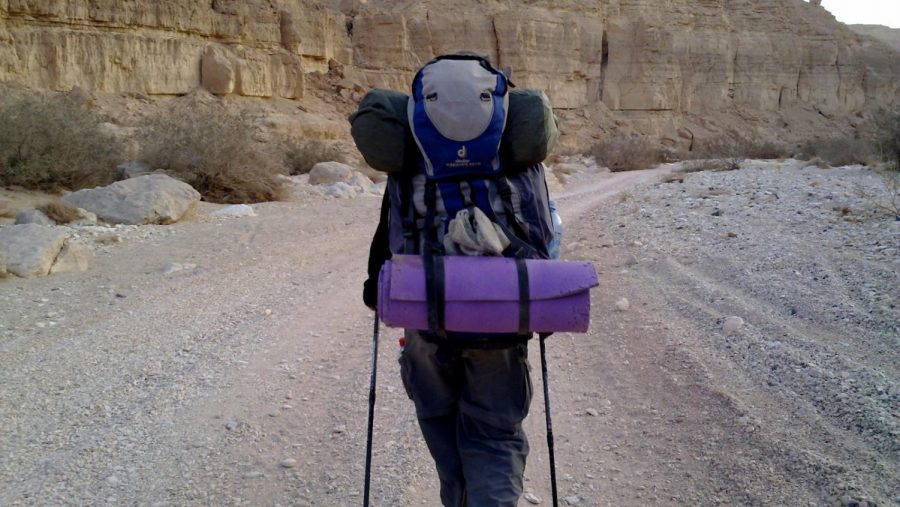 Hiking the Israel Trail. Photo courtesy of Tzippi Moss