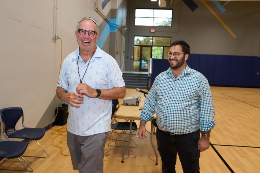 (L-R) Michael Staenberg and Mr. Dovid Love, MTI Campus Administrator