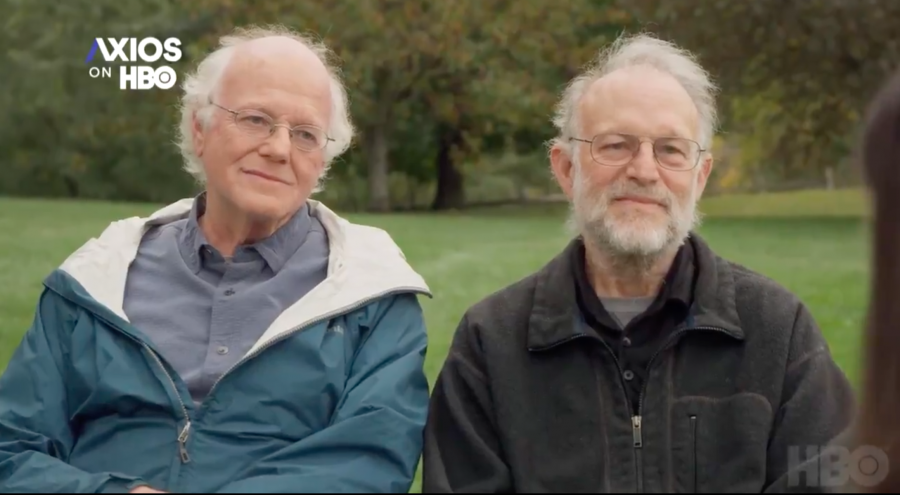 Ben Cohen and Jerry Greenfield, who founded Ben & Jerrys in 1978, spoke about the companys decision to stop selling ice cream in the West Bank in an interview with Axios released Sunday. (Screenshot)
