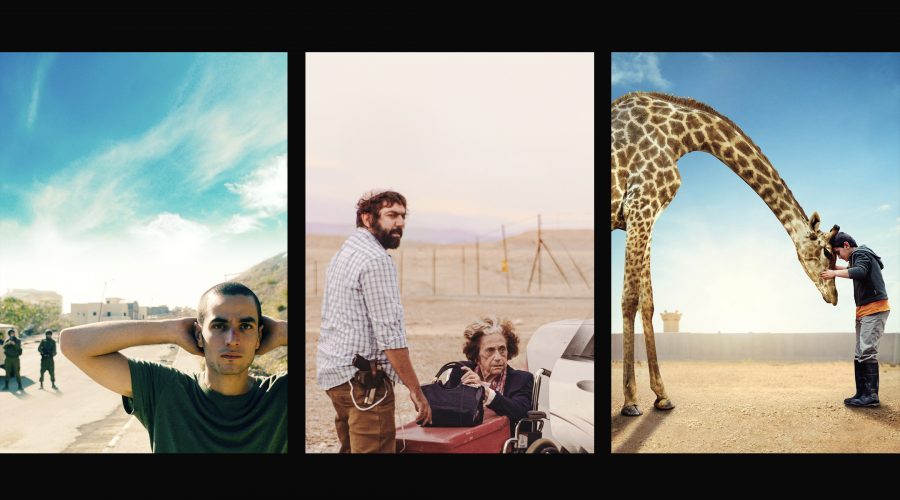 Netflixs new Palestinian Stories film collection includes a few dozen noteworthy Palestinian films from the past few decades, including (from left) the Oscar-nominated Omar and Ave Maria, and Giraffada. (Netflix)